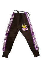 Load image into Gallery viewer, Purple and Black Kids Jogger Sets
