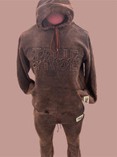 Load image into Gallery viewer, Brown Acid Wash Sweatsuit
