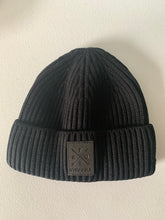 Load image into Gallery viewer, Black on Black Beanie Hat
