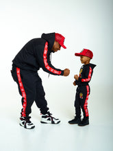 Load image into Gallery viewer, Black/Red Jogger Set
