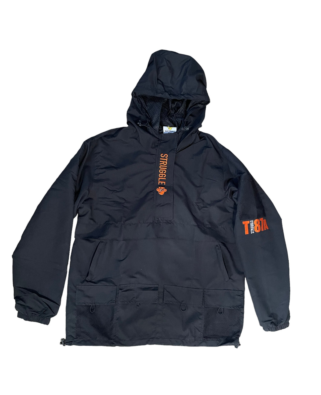Orange/Black Men’s Windbreaker Jackets