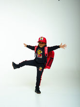 Load image into Gallery viewer, New Black &amp; Red Kid Jogger Sets

