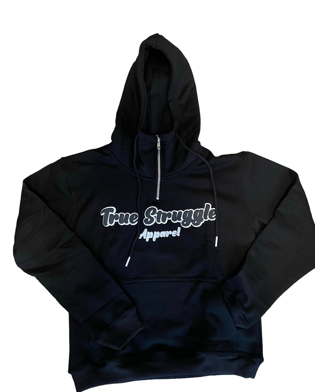 Ladies Pullover Half Zip Hoodie
