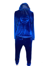Load image into Gallery viewer, Royal Blue Velour Jogger Set
